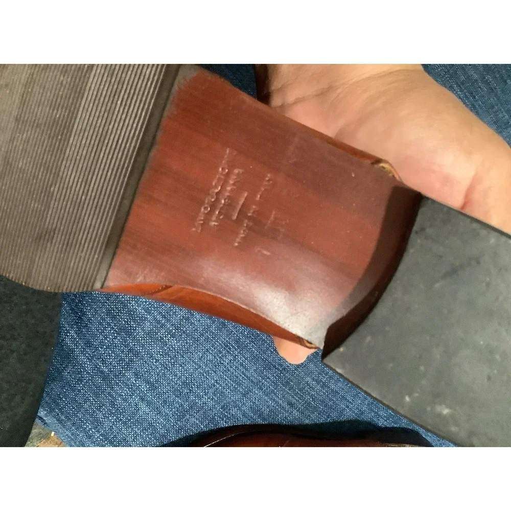 Lavorazione Artigianale Mens Shoes,  Brown Leather, Size 40 Beautiful